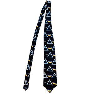 Pink Floyd Dark Side of the Moon Silk Tie Vintage 1994 Prism Rainbow Rock Band